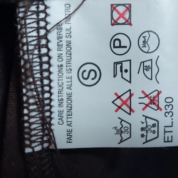 MaxMara stretch velvet faux wrapped side ruched long sleeve top - Picture 7 of 7